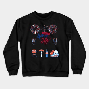 4th of july Crewneck Sweatshirt